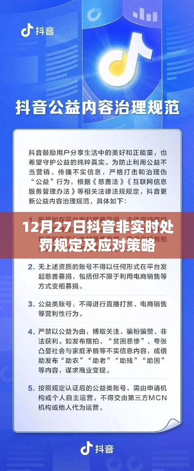 抖音非实时处罚规定解读与应对策略