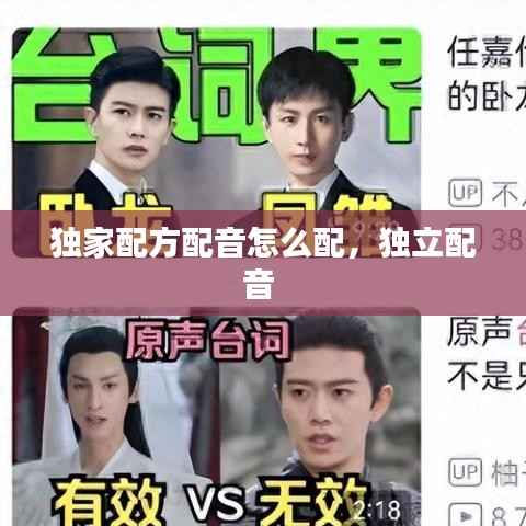 独家配方配音怎么配，独立配音 